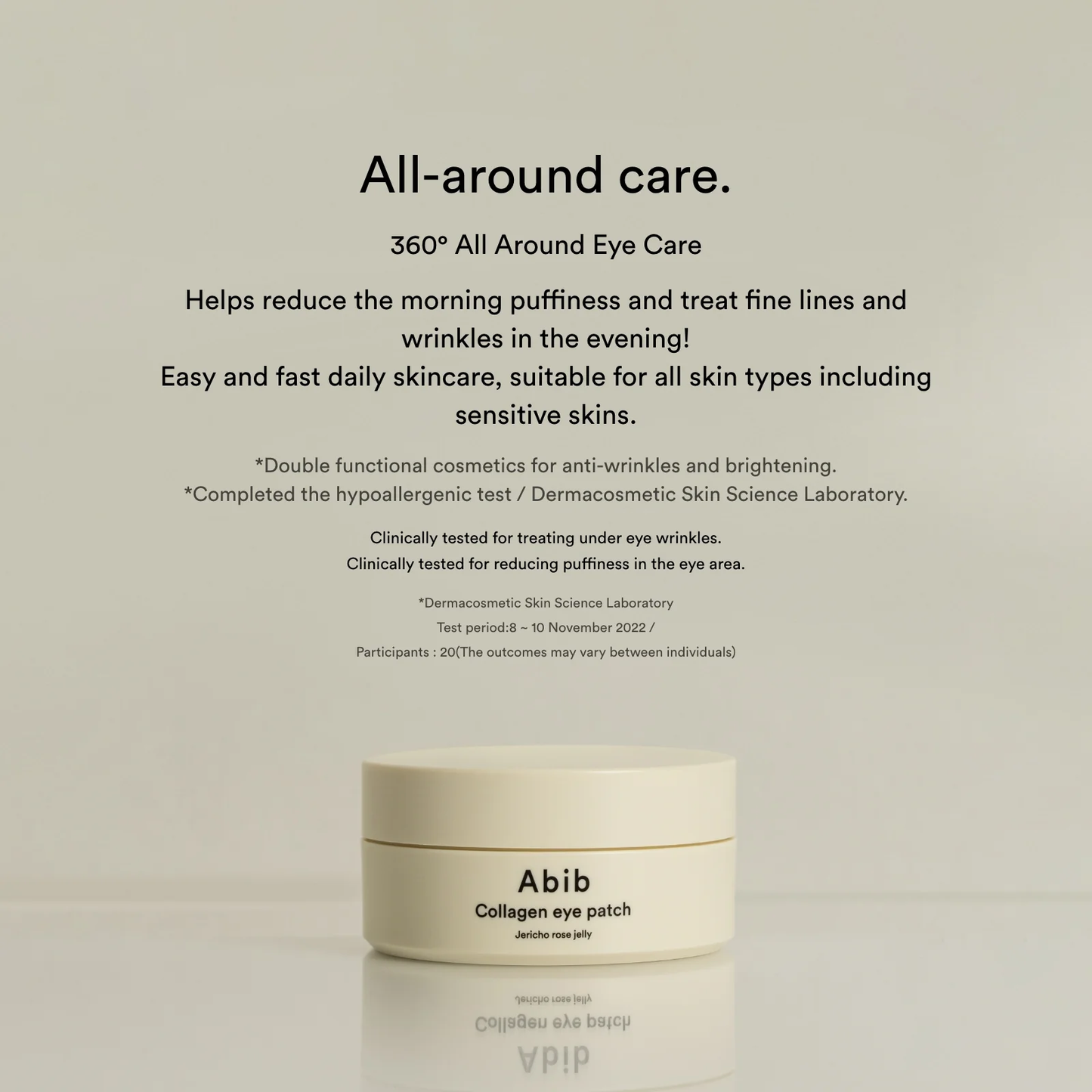 Abib Collagen Eye Patch Jericho Rose Jelly 60pcs