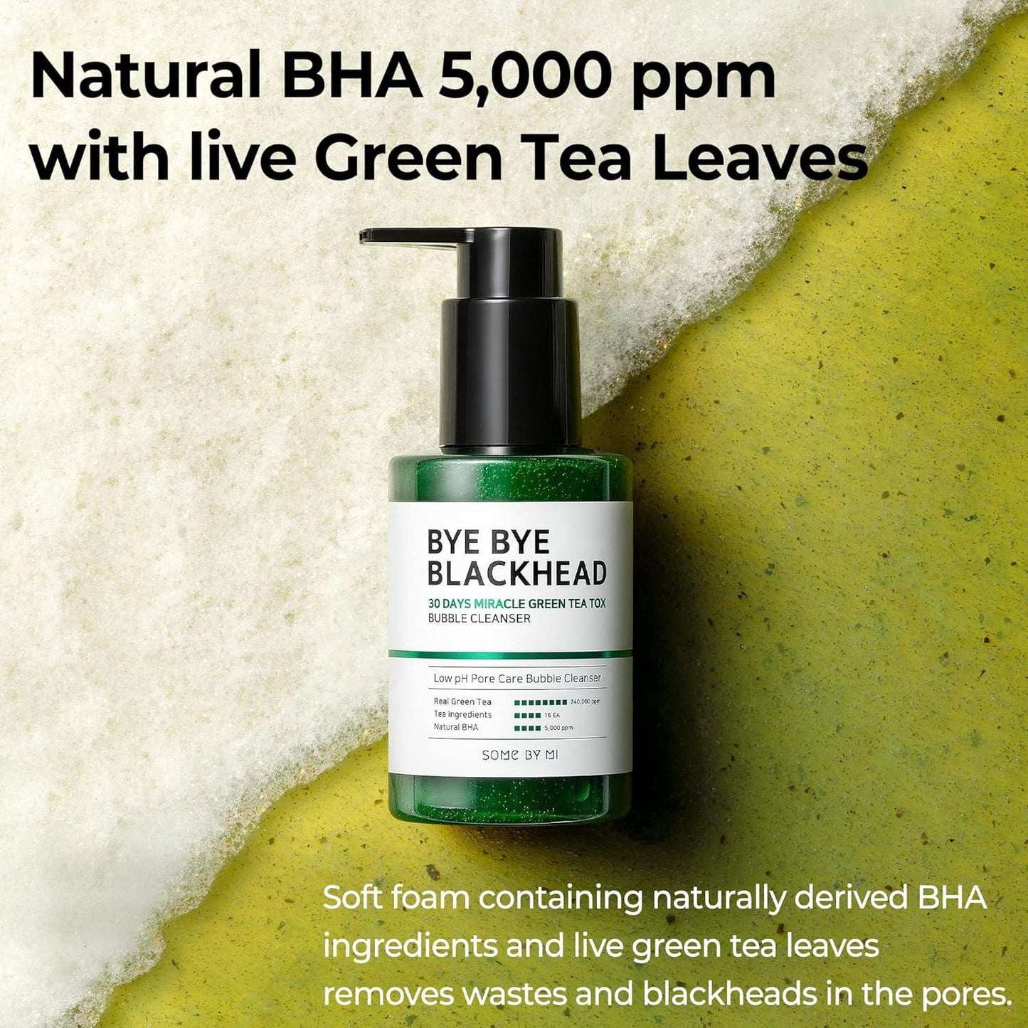 Some By Mi BYE BYE BLACKHEAD 30 DAYS MIRACLE Bubble Cleanser 120g